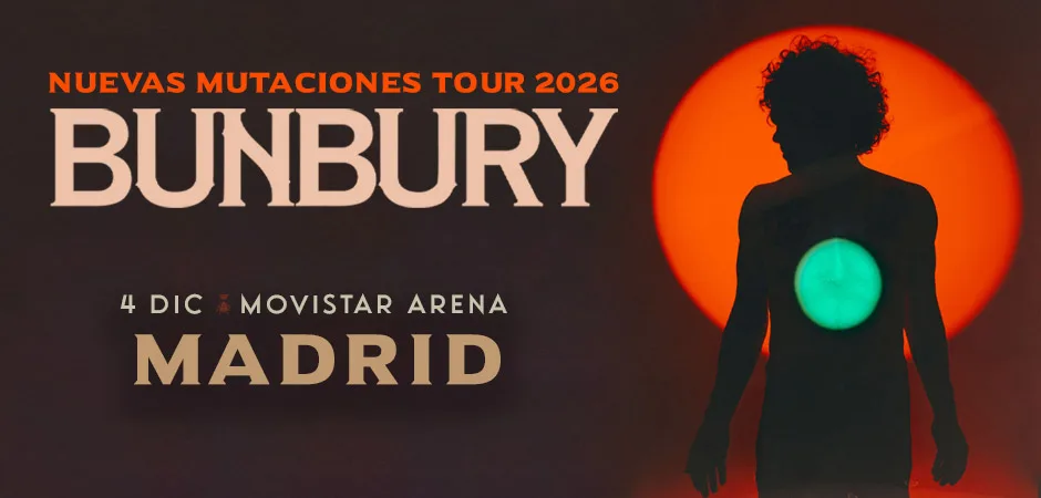 Bunbury Nuevas mutaciones Tour 2026