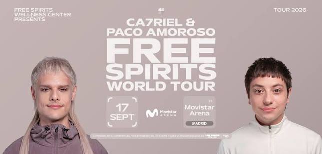 CA7RIEL y Paco Amoroso - Free Spirits World Tour