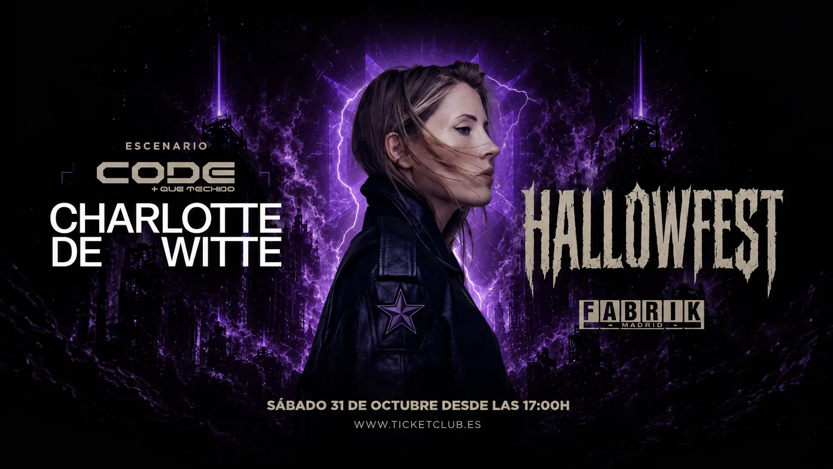 Charlotte de Witte volverá a FABRIK por Halloween