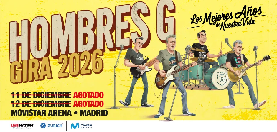 Hombres G Gira 2026 Los Mejores Años de Nuestra Vida