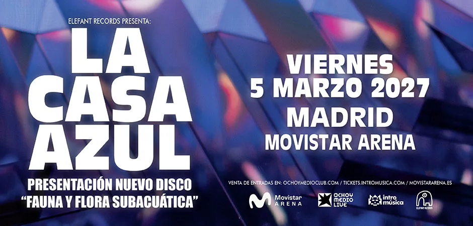 La Casa Azul Presentación Nuevo Disco 'Fauna y Flora Subacuática'