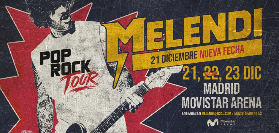 Melendi- Pop Rock Tour