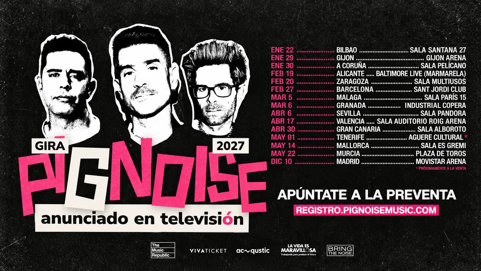 Pignoise celebra los 20 años de ‘Anunciado en Televisión’ con su gira más ambiciosa