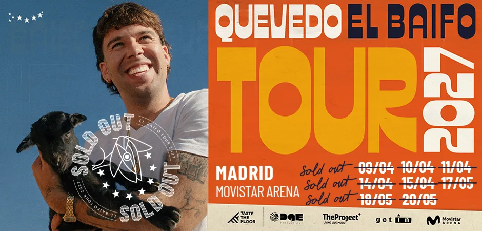 Quevedo agota 16 conciertos entre Madrid y Barcelona tras vender 215.000 entradas
