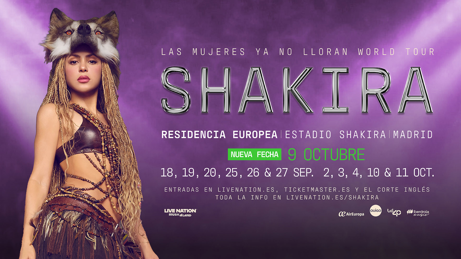 Shakira - Residencia Europea
